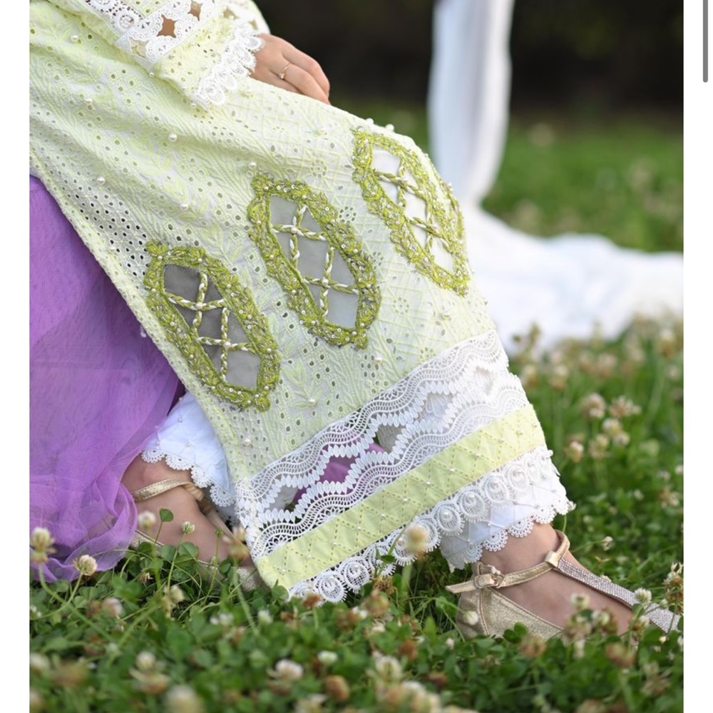 - Pakistani/Indian Luxury Designer Shirt - image 6